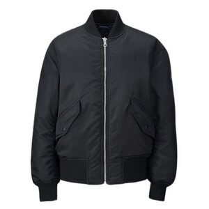 Lemaire Uniqlo U MA-1 Blouson Military Bomber Reversible Jacket Blak Navy Medium
